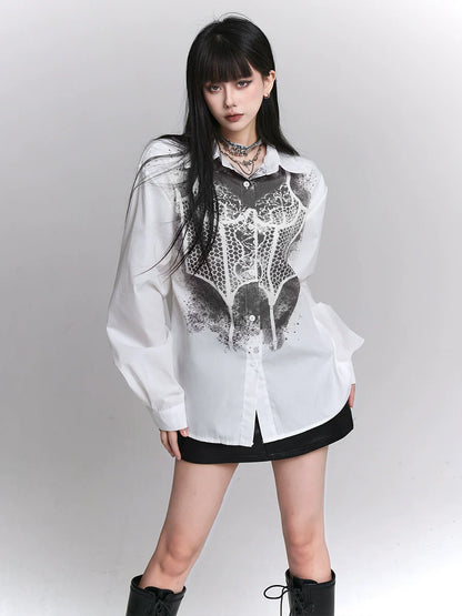 Shirt Dark Girl Ghost Mode