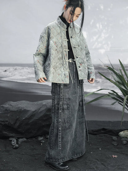 langer Jeansrock Osh