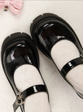Merejane Cat Strap Platform Shoes + Ribbon