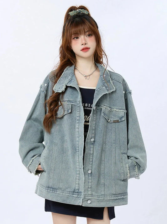 Retro Jacket Denim Light Blue