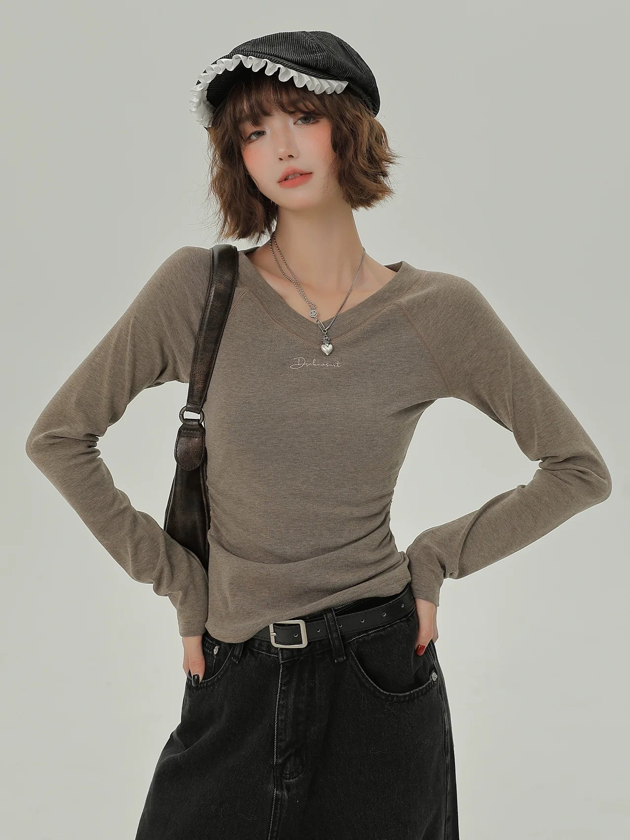 Retro Raglan American T V-Neck