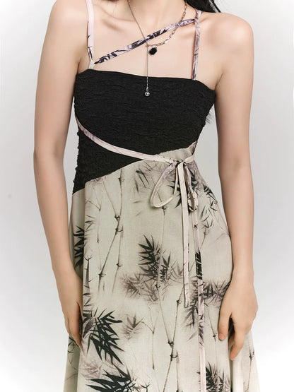 Dunkles Camisole-Kleid Ghost