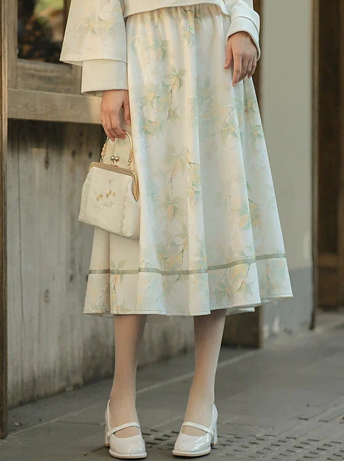 Stück China Anzug Stickerei Zwei Kaninchen Wald