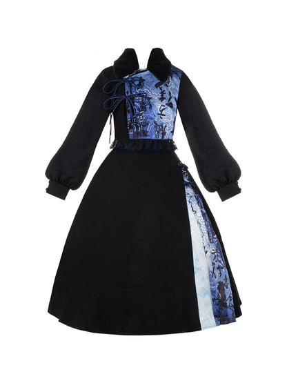 China Top A-Linien-Rock Lolita Design