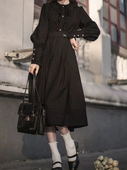 Jacket Red Black Tie Short Suit Elegant Dress Lantern Ruffle Retro + Sleeve Ribbon