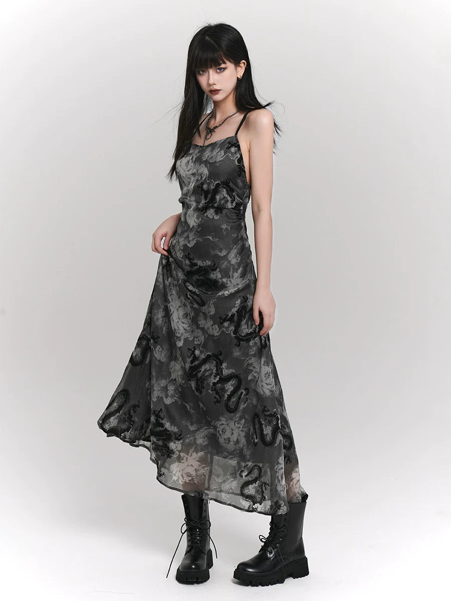 ガールモードゴーストキャミソールドレス