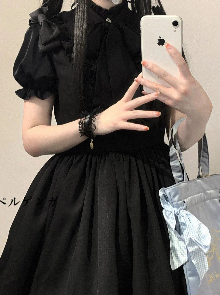 Dream Crystal Sweet Spitzen-Shirt mit Puffärmeln