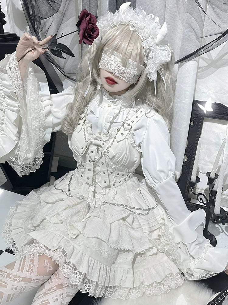 パフスリーブロリータエレガントボレロジャケットゴシック