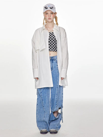 Shirt Design Trend Langes Logo Schmetterling