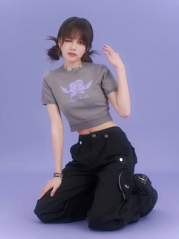 Süße Strickblume Cool