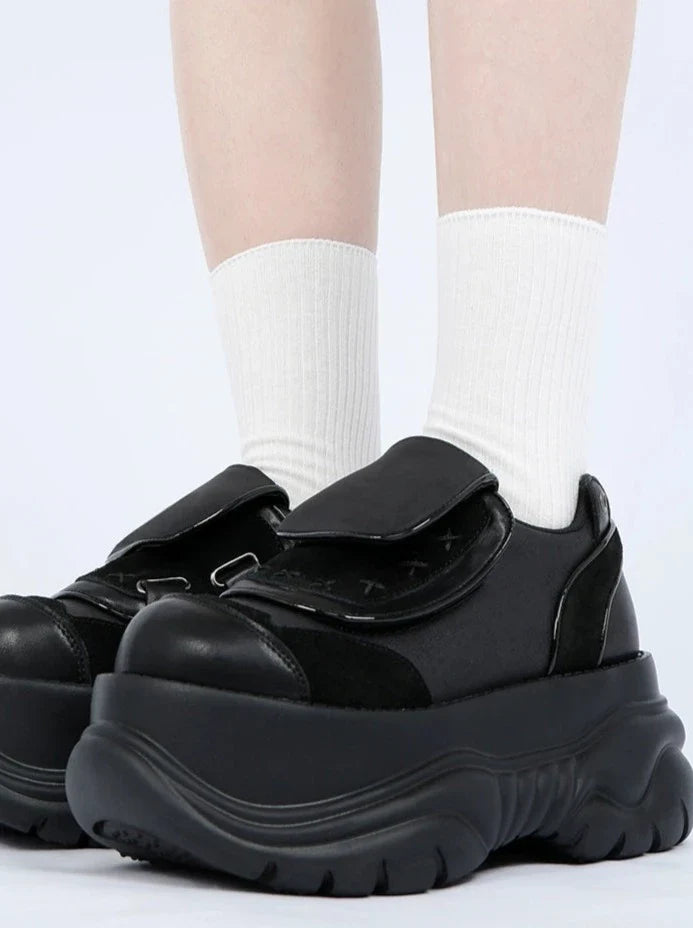 Shoes Macaron Little Black Dark