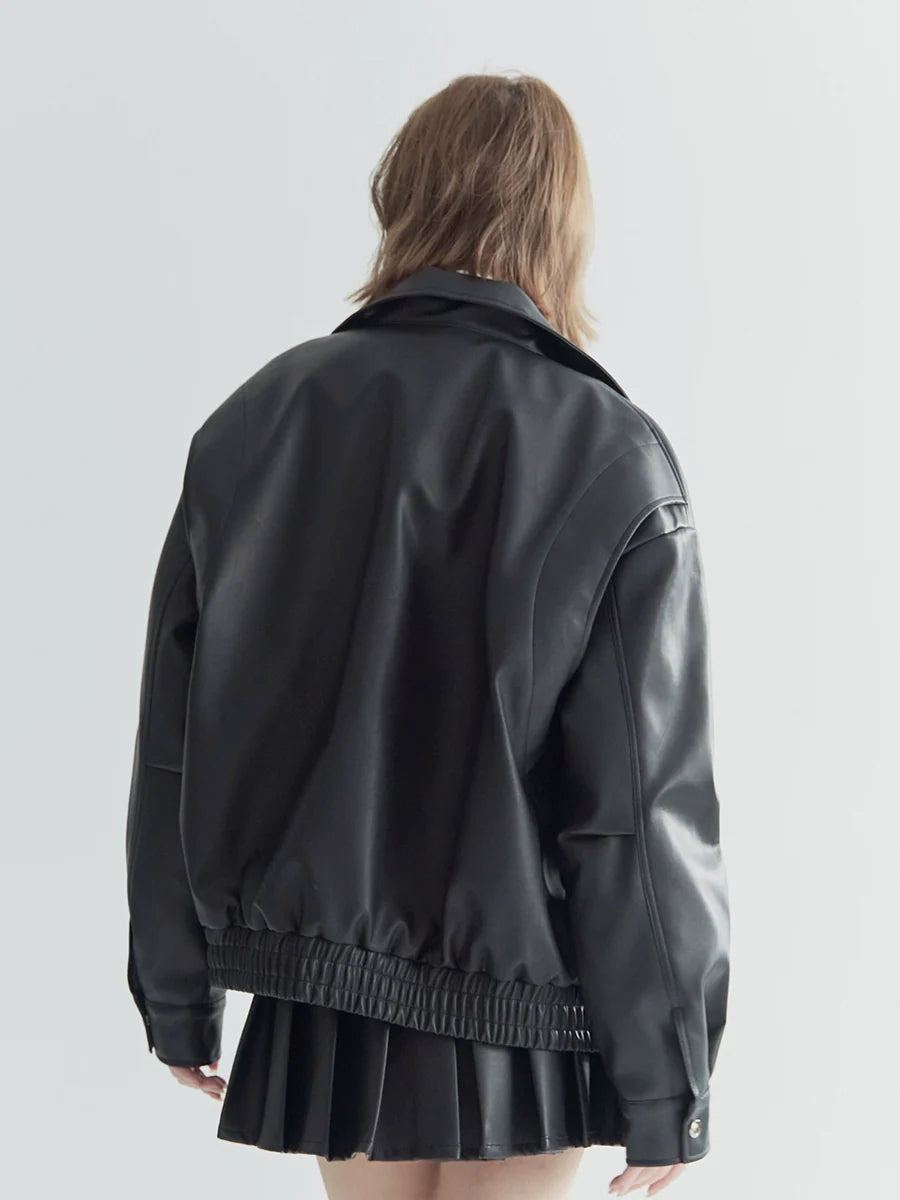 Leather Retro Short Jacket