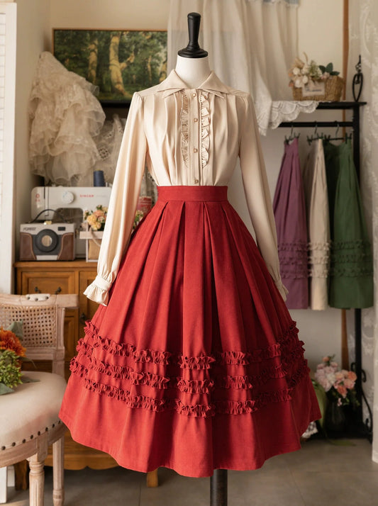 Pilz-Retro-Saumrock Lolita