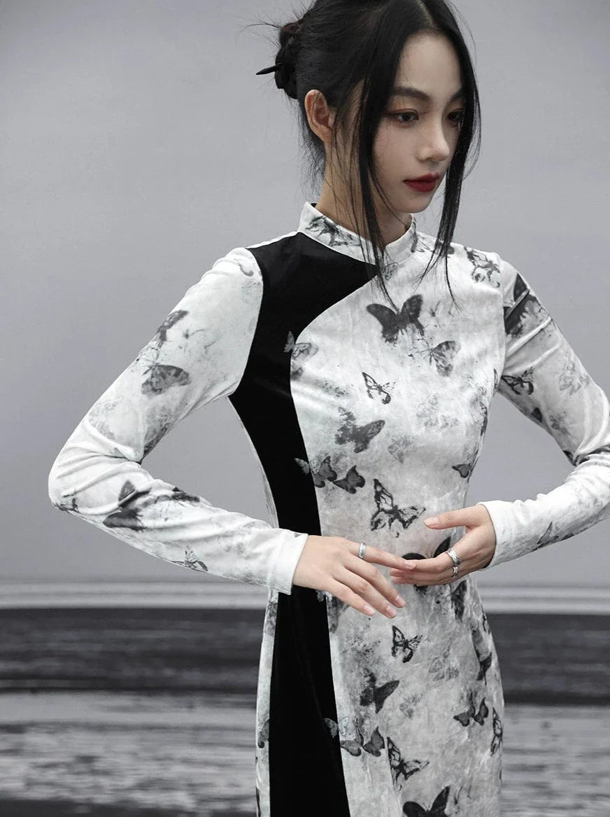 Long Dress Mode Butterfly