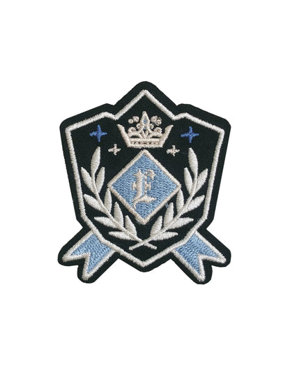 Collar Black + Sailor Emblem Striped Badge Ribbon Dress