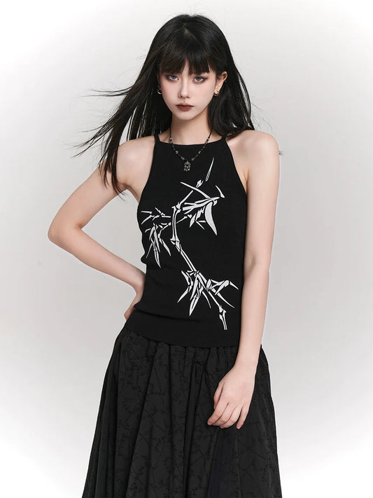 Camisole Girl Mode Ghost Design