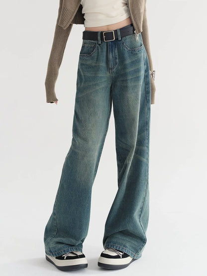 Osh Pants Denim Wide Retro