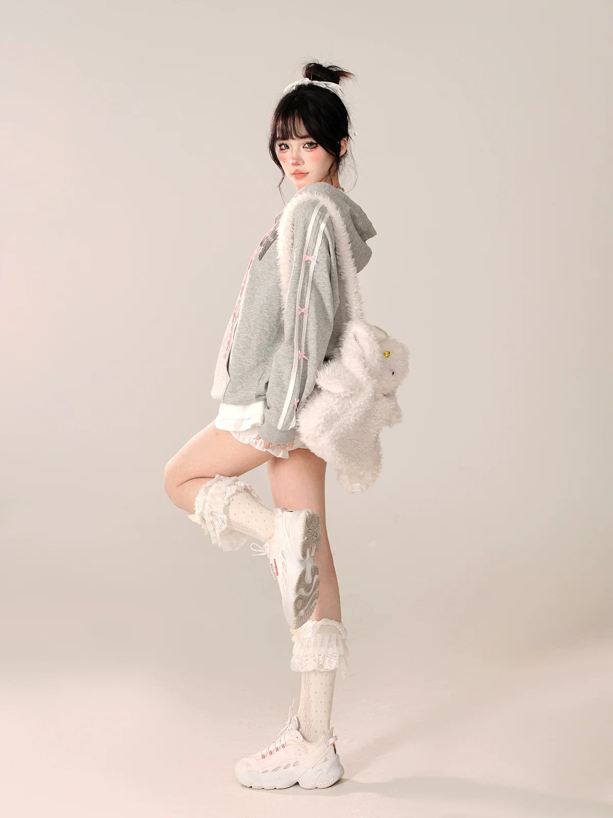 Trendy Brand Parka mit Kapuze und Reißverschluss