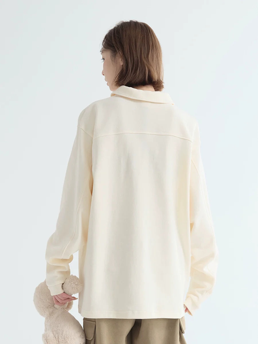 Loose Tops Casual Polo