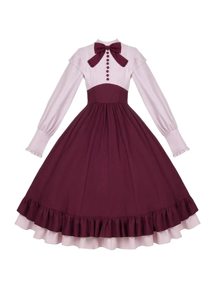 Rose Piece Lolita Faux Kula Kleid Zwei