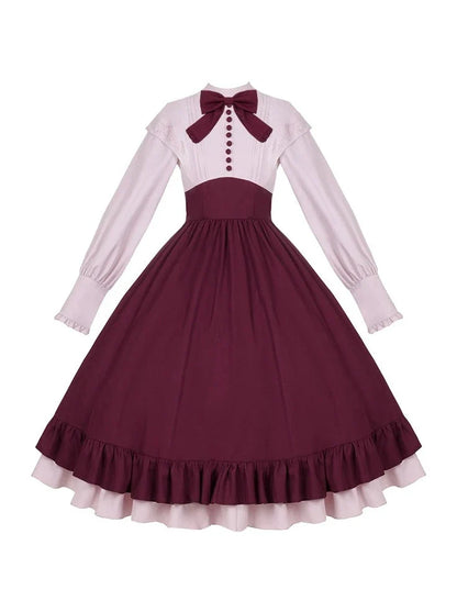 Rose Piece Lolita Faux Kula Kleid Zwei