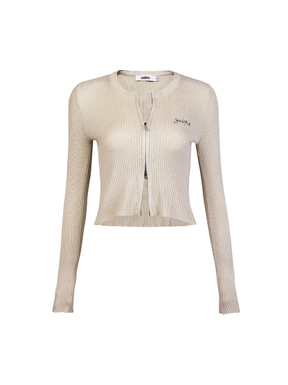 Reißverschlussoberteile Slim Short