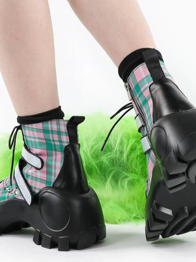 Hohe Schuhe Schnitt Check Volumen