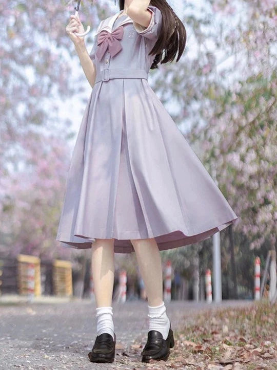 Light Dress Sailor College Purple