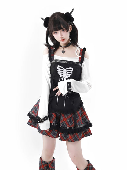 Knochen Waistland Anzug Saum Dark Subkultur Unregelmäßig Original