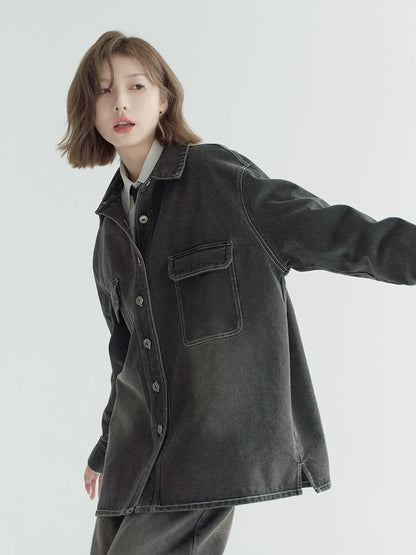 デニムジャケット ダメージウォッシュ