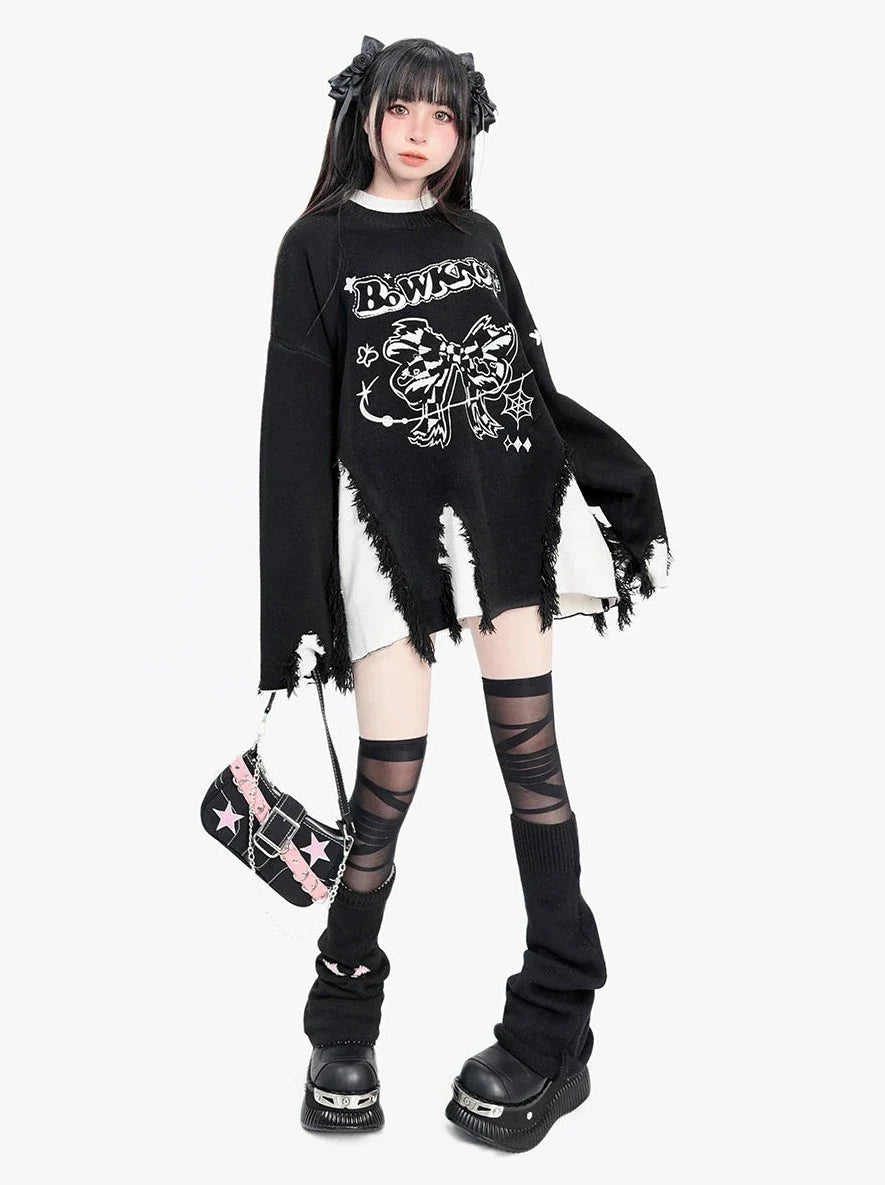 Subculture Mine Slit Loose Tops