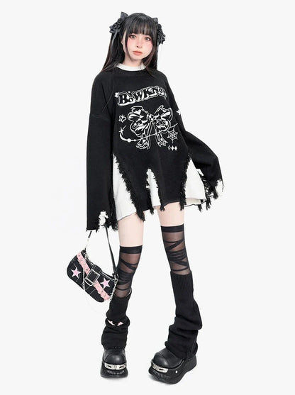 Subculture Mine – Lockere Oberteile mit Schlitz