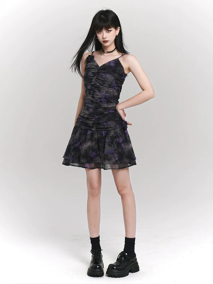 デザインダークガールサマーモードドレスゴースト