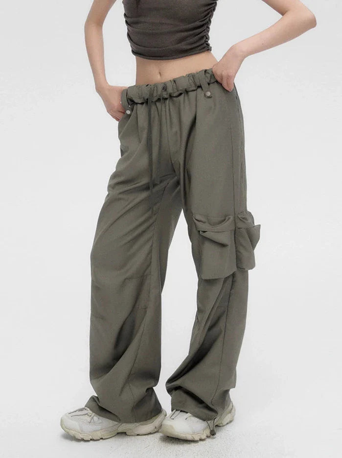 Lockere Cargohose mit großen Taschen