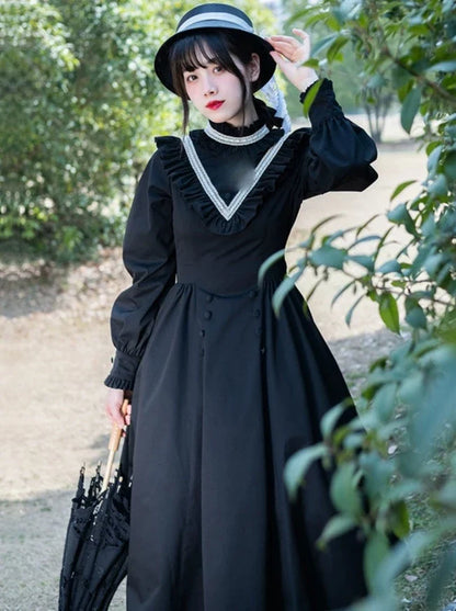 Big Gothic Dress Elegant