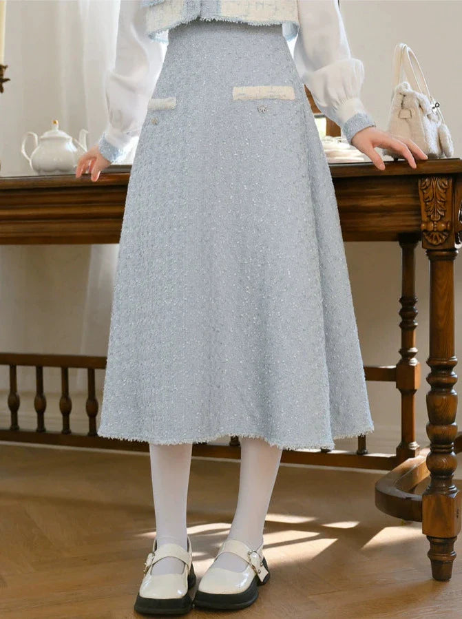 Bandrock Tweedweste Tweedduft Blaues Anzughemd