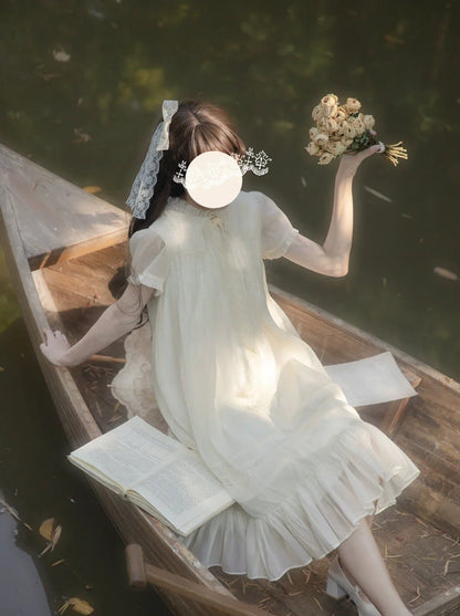 レトロドール フレンチクリーム エレガントドレス ロリータ