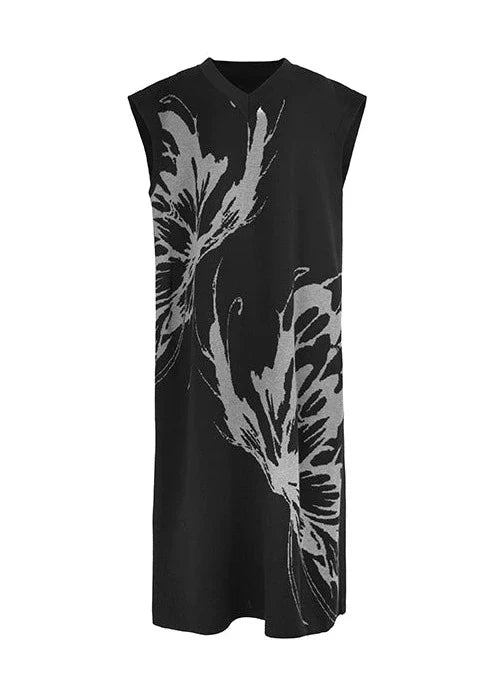 バタフライダークベストドレス