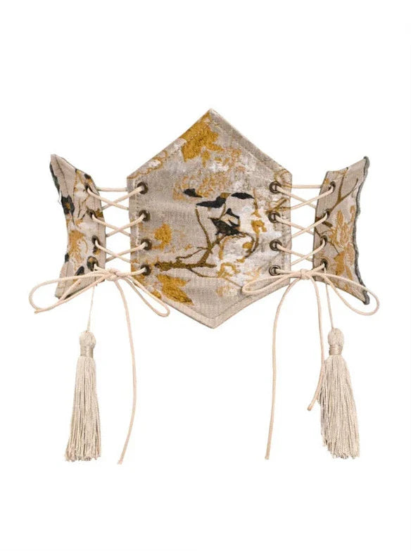 Riemen China Korsett Quaste Jacquard