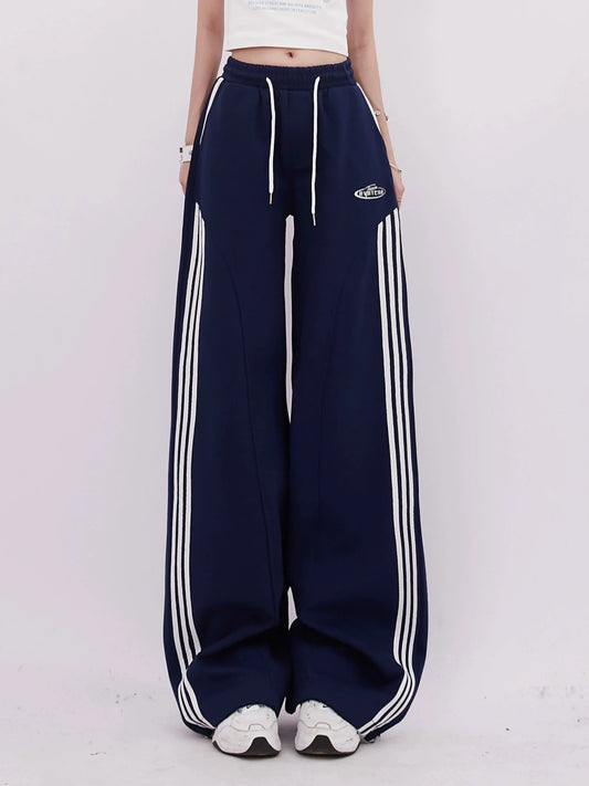 Dark Royal Wide Pants Casual