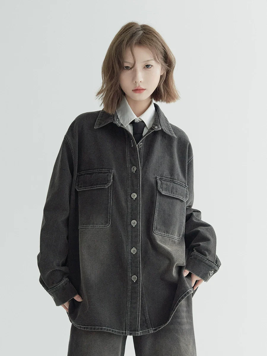デニムジャケット ダメージウォッシュ
