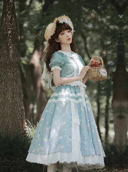 Lilienkleid Chanson Retro Puppe Lolita