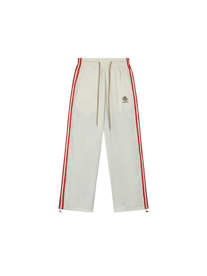 Pants Stripe Side Casual Wide