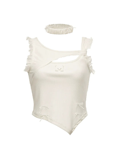 Ärmelloses Engel-Teufelsoberteil