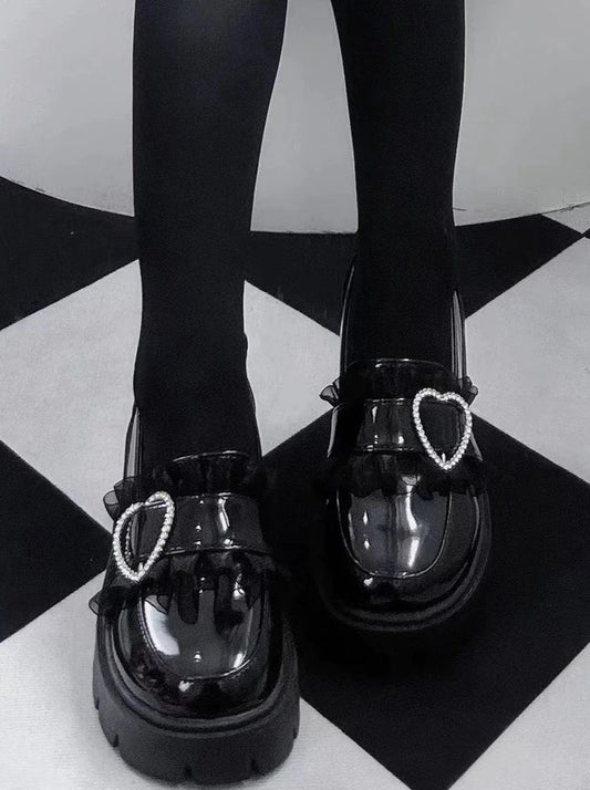 Design Schuhe Mine Pearl Heart