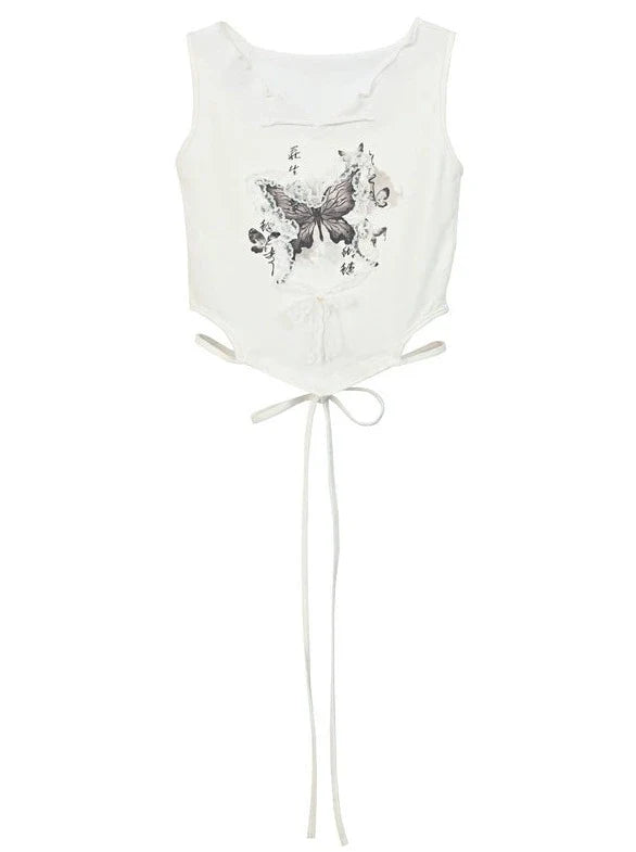 Girl Hot Millennial Style Top Sleeveless