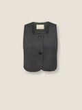 Gray College Long Skirt Best Bethi Barka Pleated