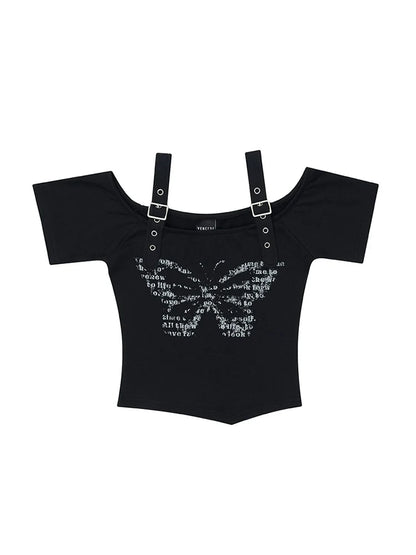 Kurze Oberteile im Schmetterlingsmodus