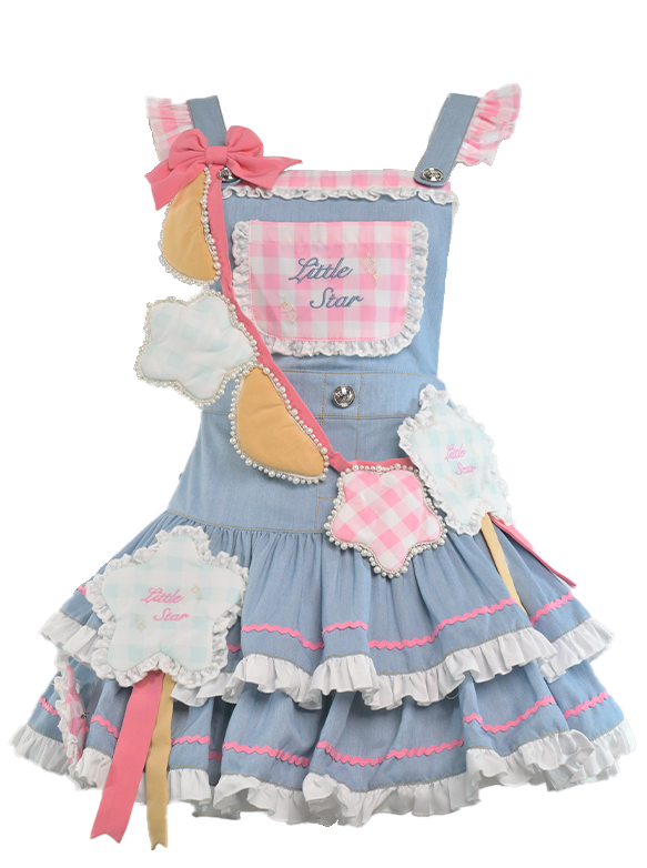 サスペンダーパーティーガーデンドレスジェミニ