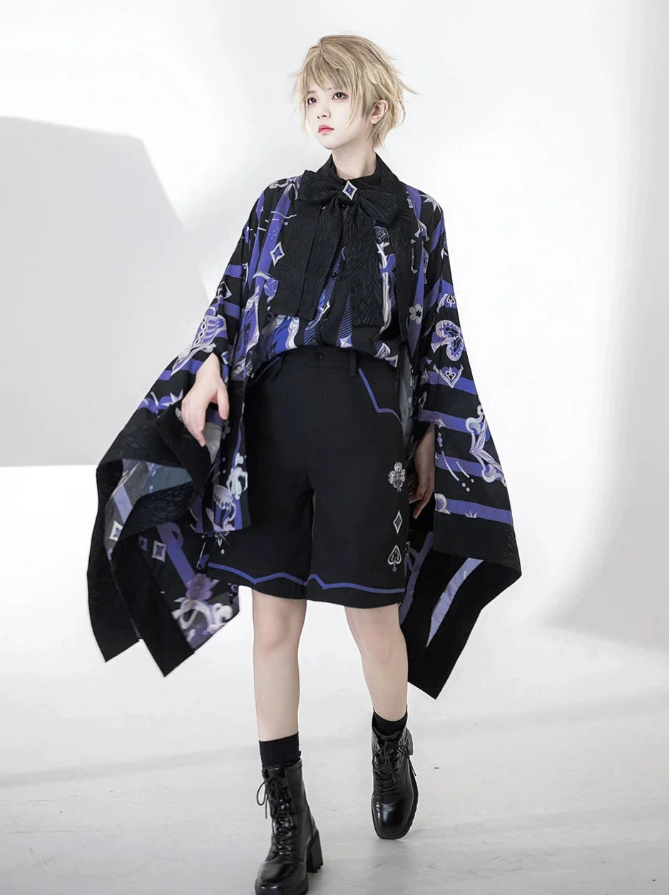 プリントプリンスショーツ + ハンサムルーズシャツ